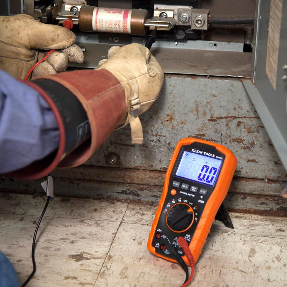 MM600 HVAC Multimeter, Digital Auto-Ranging Multimeter for AC/DC Voltage, and Current, Temperature, Frequency, Continuity, More