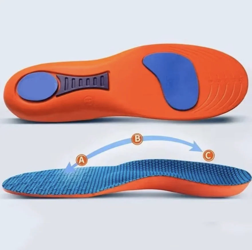 Sport Insoles for Shoes Sole Shock Absorption Deodorant Breathable Cushion Running Insoles for Feet Man Women Orthopedic Insoles