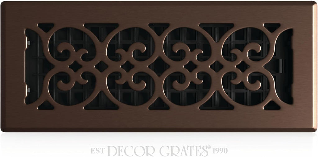 SPH412-RB Floor Register, 4X12, Rubbed Bronze Finish