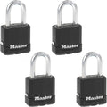 M115XQLF Magnum Heavy Duty Outdoor Padlock with Key, 4 Pack Keyed-Alike