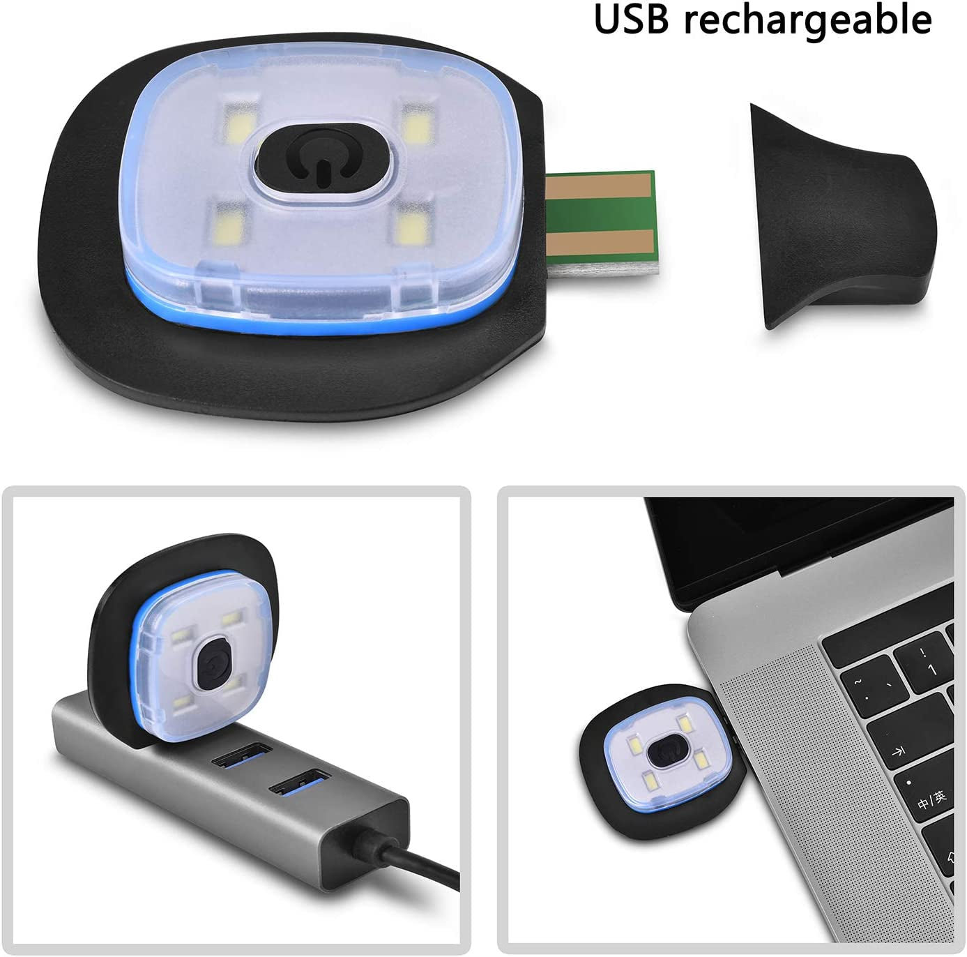 Unisex Beanie Hat with the Light Gifts for Men Dad Father USB Rechargeable Caps