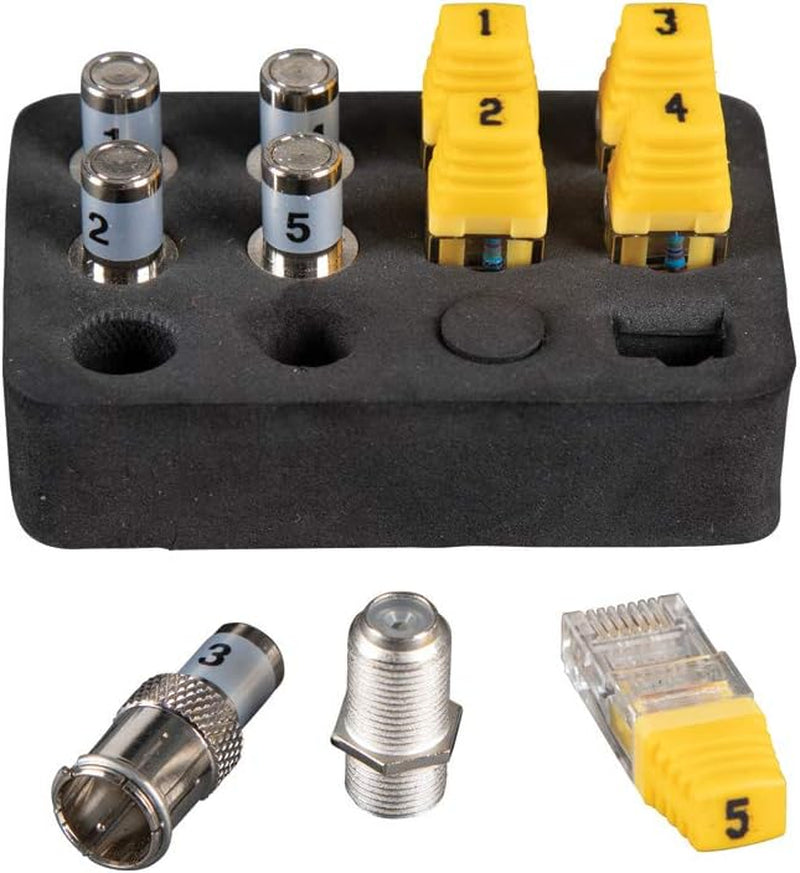 VDV501-851 Cable Tester Kit with Scout Pro 3 for Ethernet / Data, Coax / Video and Phone Cables, 5 Locator Remotes