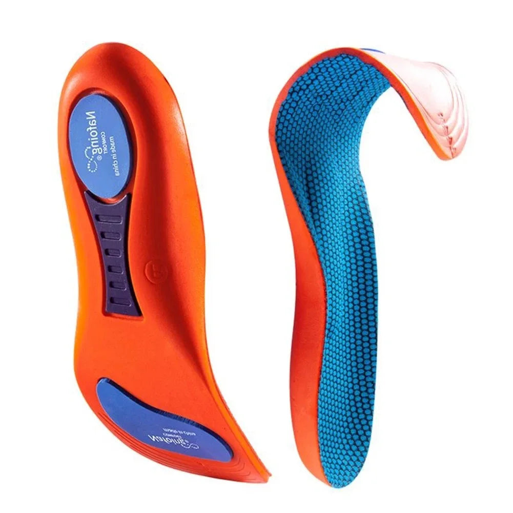 Orthopedic Sports Elasticity Insoles For Shoes Sole Unisex Technology Shock Absorption Breathable Running Insoles