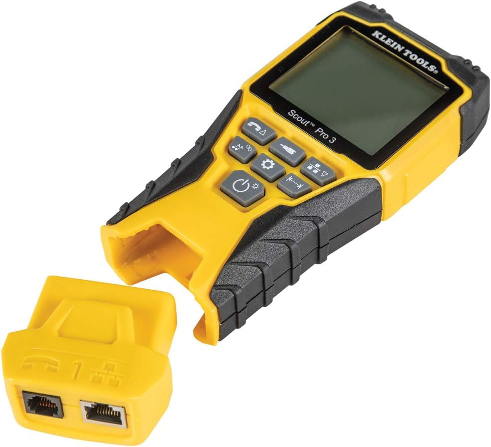 VDV501-851 Cable Tester Kit with Scout Pro 3 for Ethernet / Data, Coax / Video and Phone Cables, 5 Locator Remotes