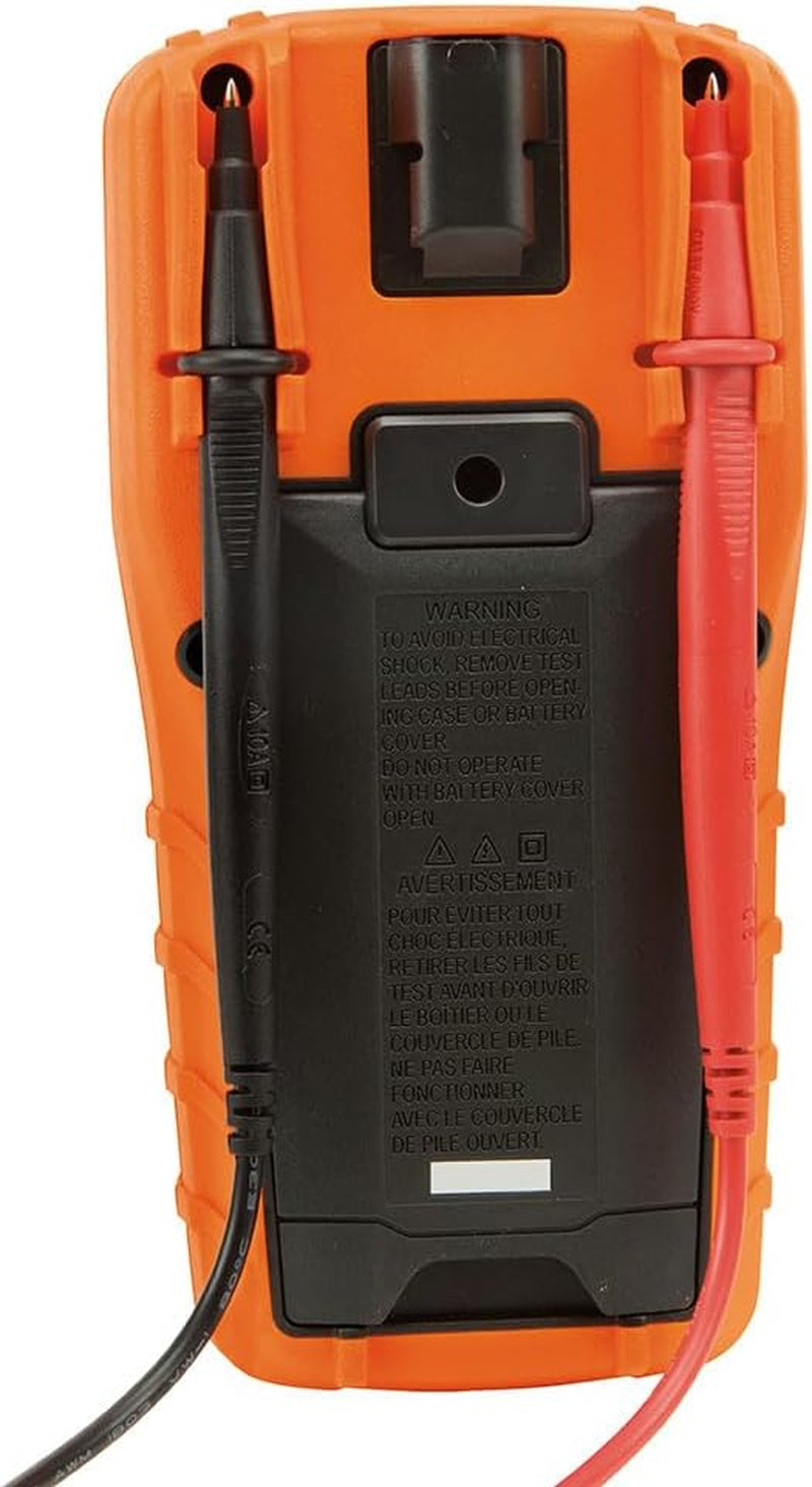 MM600 HVAC Multimeter, Digital Auto-Ranging Multimeter for AC/DC Voltage, and Current, Temperature, Frequency, Continuity, More